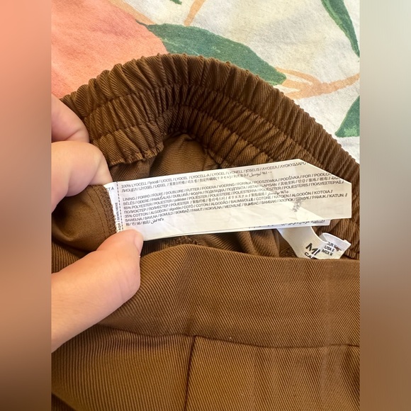 Mango Brown Fall Relaxed Dress Pants - Picture 5 of 5